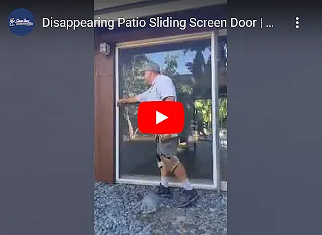 Disappearing Patio Sliding Screen Door Installation