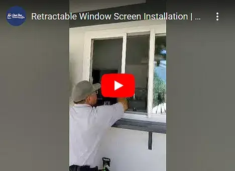 Retractable Window Screen Installation Costa Mesa, CA