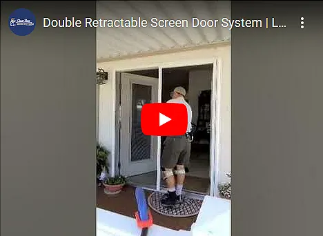 Residential Double Retractable Screen Doors Lake Forest