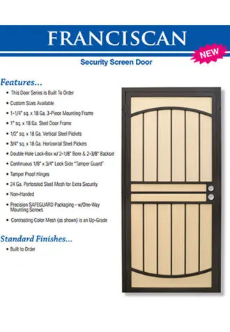 Steel Frame Security Doors