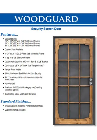 Security Screen Door, Dana Point