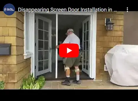 Disappearing Screen Door Replacement near Orange County